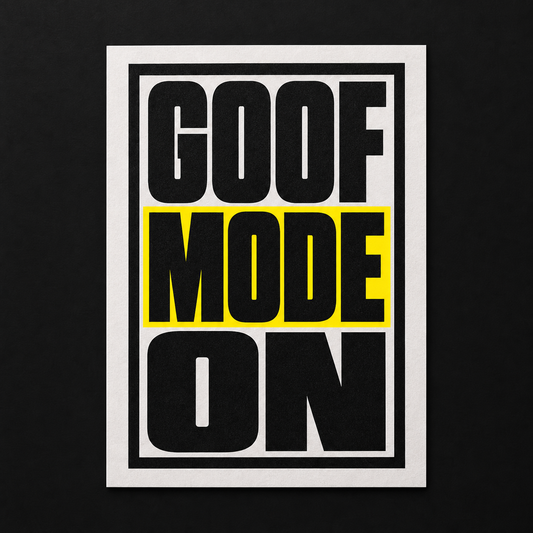 Goof mode: on artwork